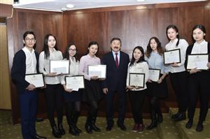 Студенты КазНУ - стипендианты ТЮРКСОЙ
