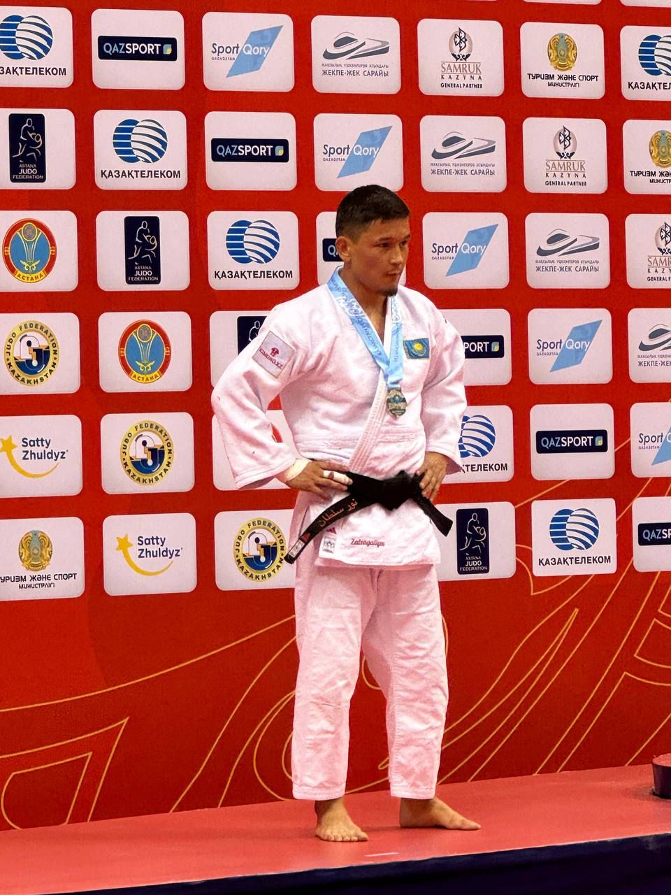 Зайзагалиев Нурсултан сребряный призер Чемпионата РК по дзюдо
