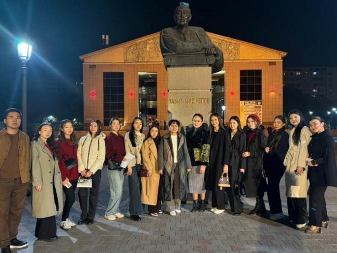 SDG-4: Students Attended the Play «Bayansyz Baq»