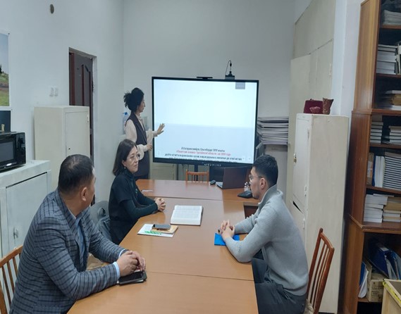 В КазНУ в рамках педагогической практики состоялась открытая лекция на тему «Познавательно-воспитательный характер пословиц и поговорок»