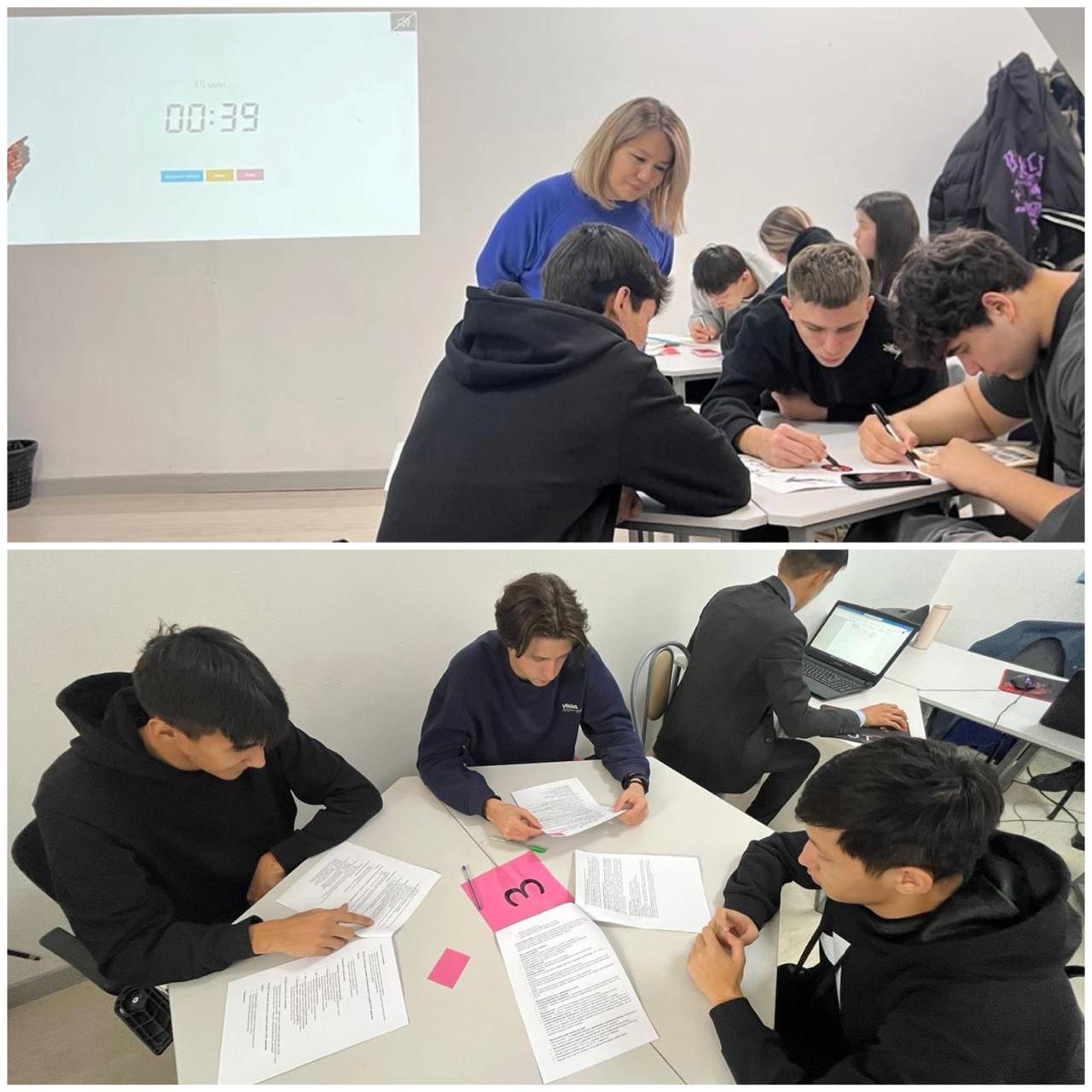 Ospanbayeva Makpal conducted an event on SDG 4 – Quality Education for first-year students and faculty of the “Physical Education and Sport” program.