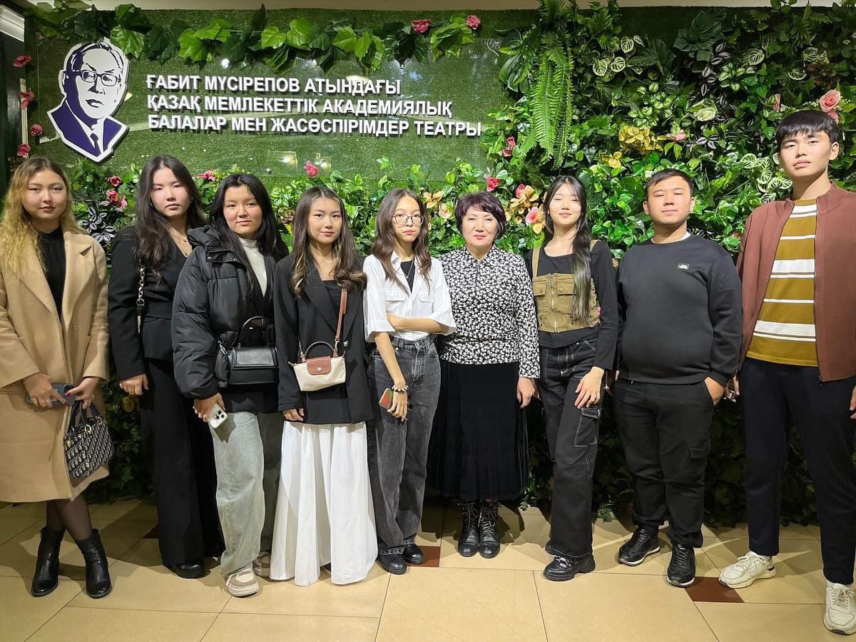 SDG-4: Students watched the play «Ak Keme» in the theater