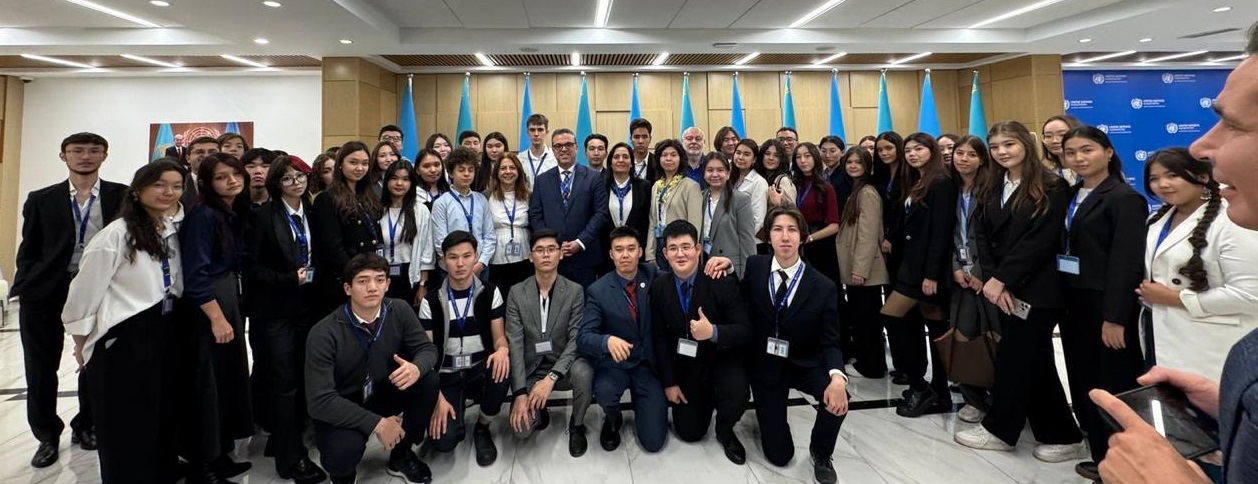 Activists of the Faculty of International Relations celebrated UN Day and the upcoming Day of the Republic of Kazakhstan