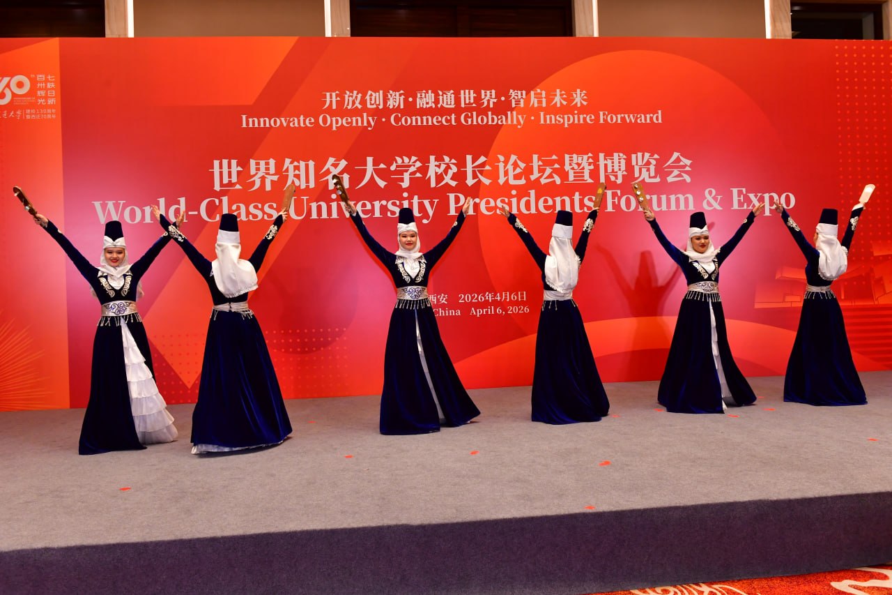 KazNU students performed on the stage of China