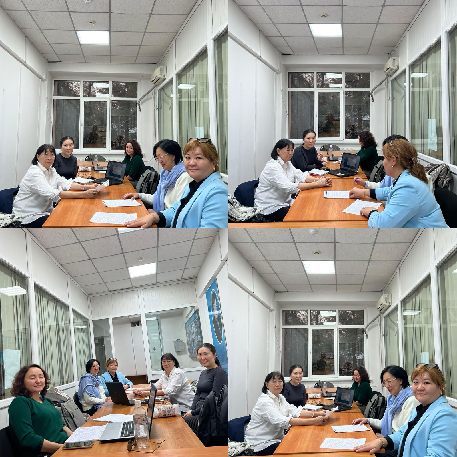 The meeting of the lectures of Al-Farabi KazNU and Sulieman Demirel University