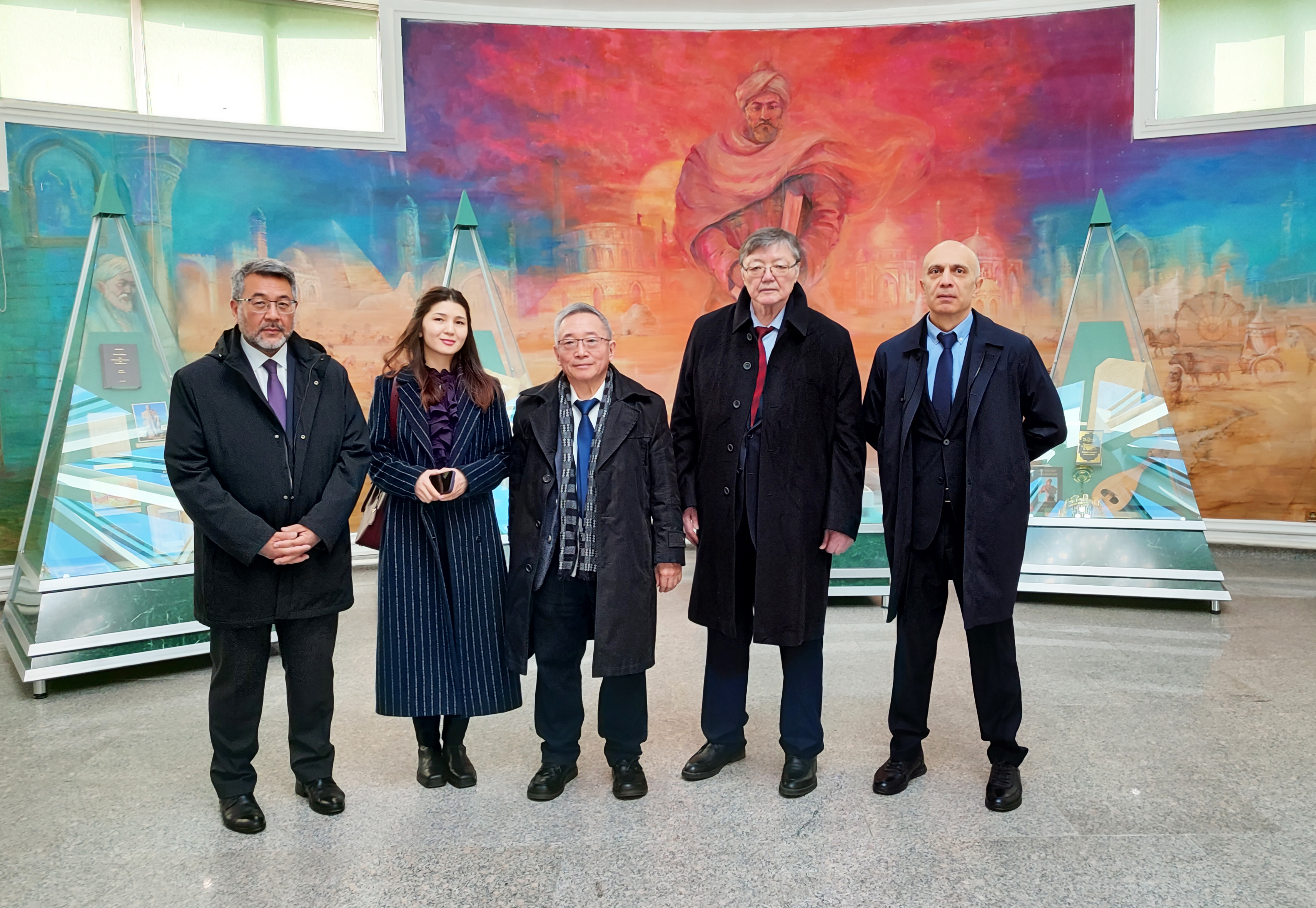 An excursion to the University museum was held for scientists of the National Engineering Academy of the Republic of Kazakhstan