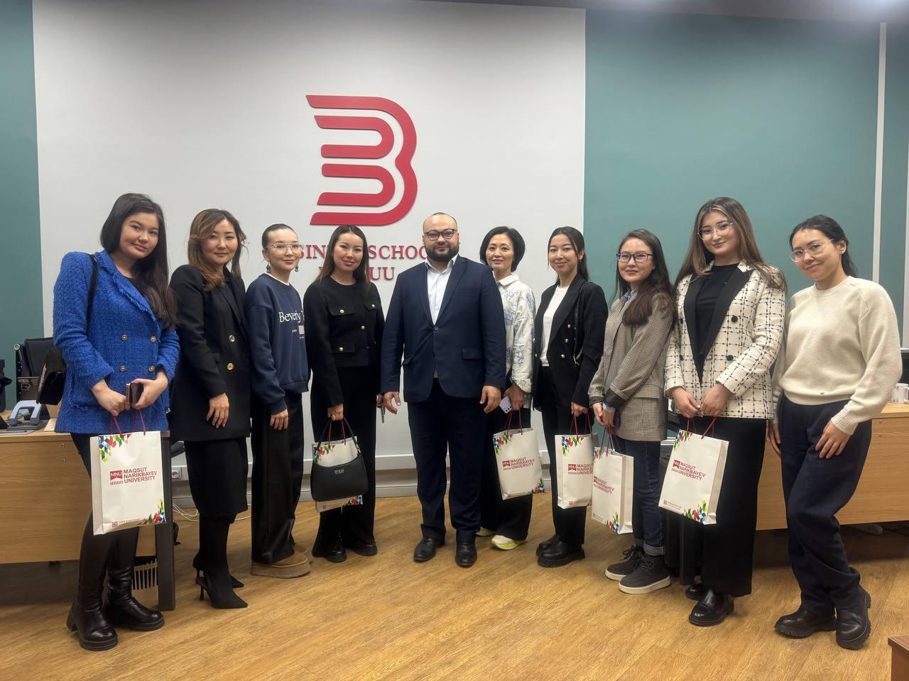 Al-Farabi Business School обменялась опытом со столичными партнерами