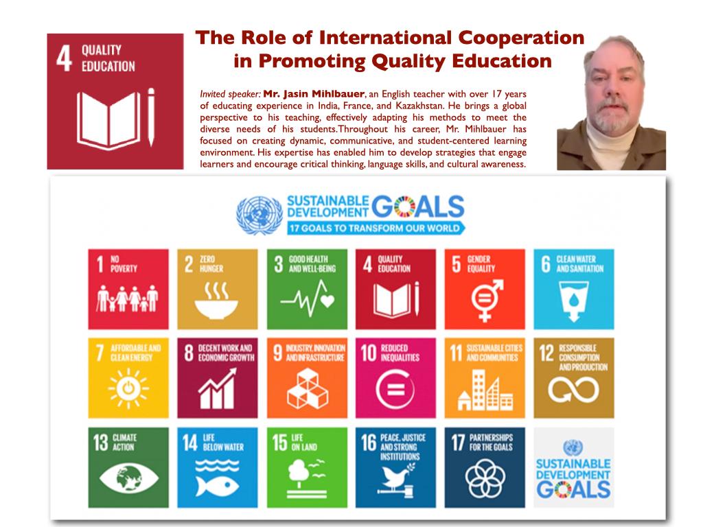 “The Role of International Cooperation in Promoting Quality Education”