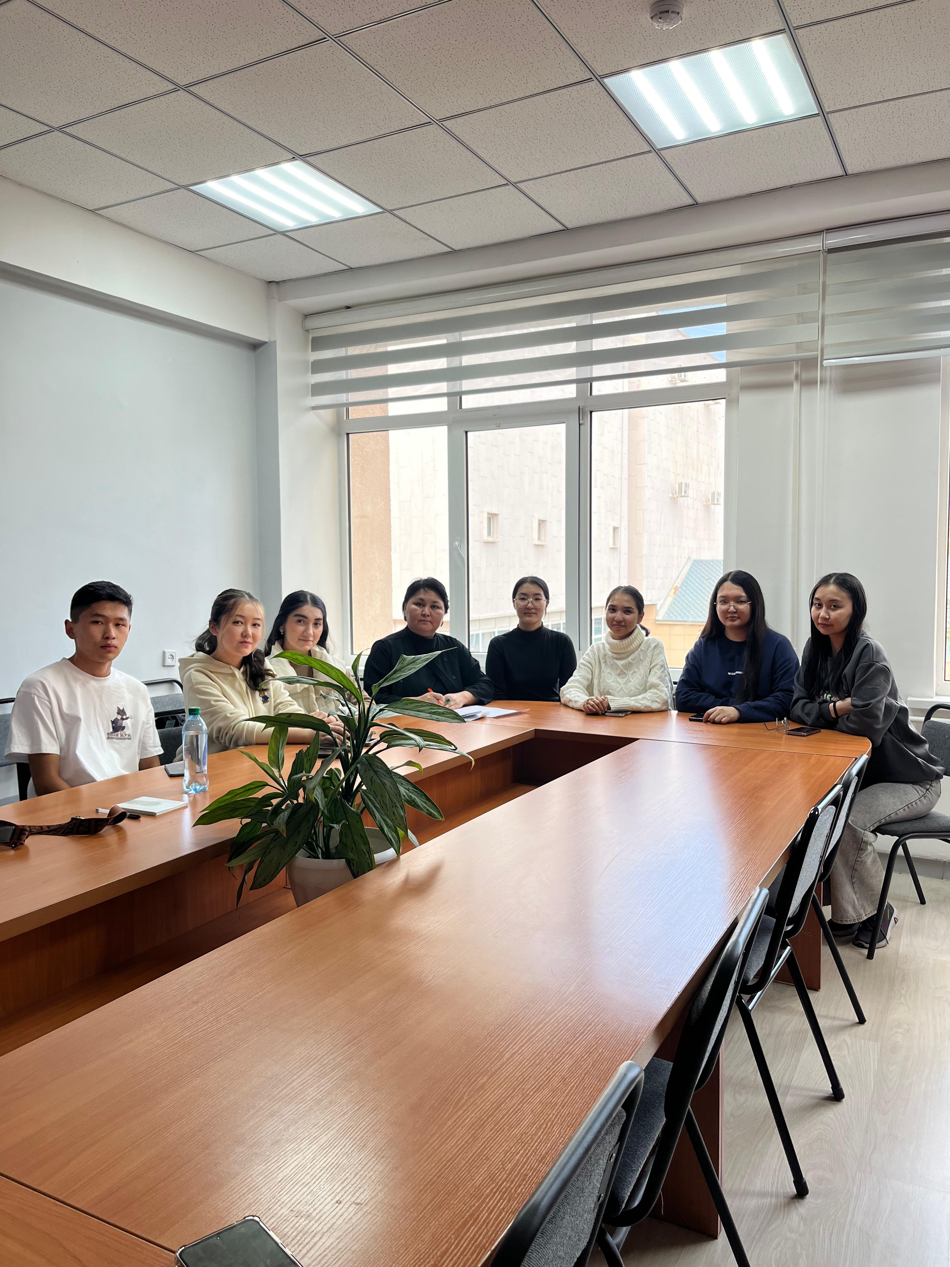 Discussing Code of Honor of KazNU students