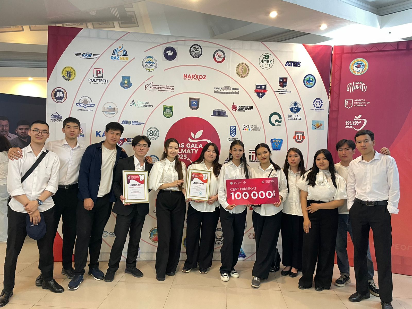The "Farabi Sazy" Orchestra Participated in the City Student Festival "Jas Gala – 2025"