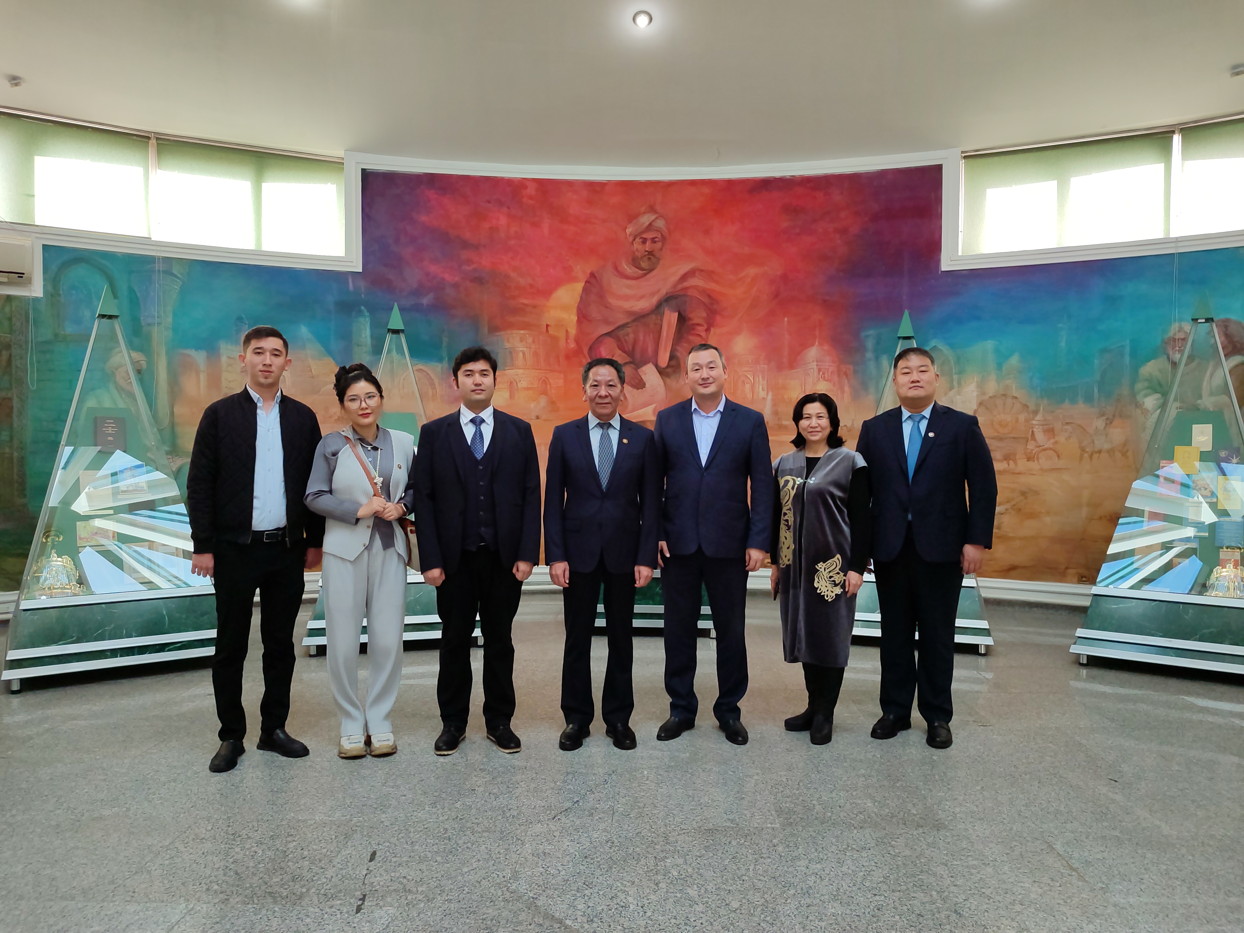 A delegation headed by the Vice President of the Beijing Institute of Technology (BIT) arrived with Al-Farabi Kazakh National University to intensify relations in the field of technology and implement the academic mobility program By Wang Bencong
