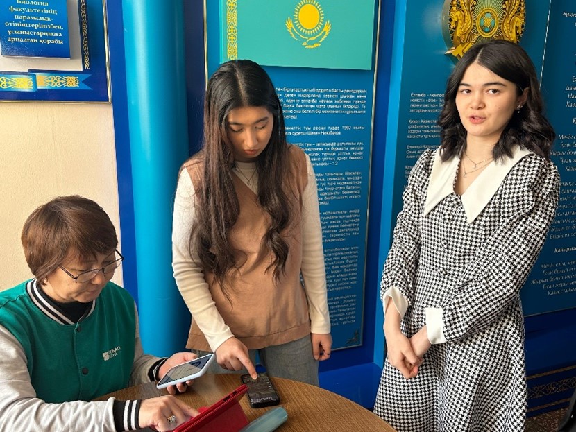 SDG-16: KazNU students received advice on the “National Fund for Children” project