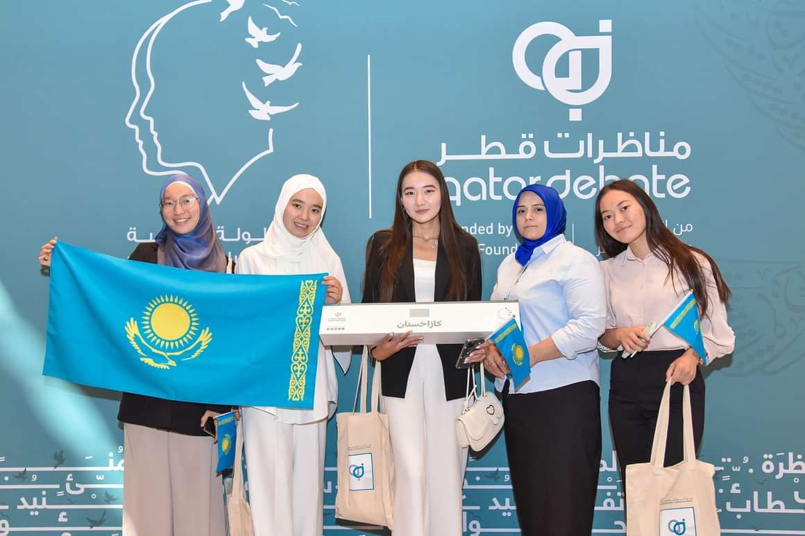 Students of the Faculty of Oriental Studies of Al-Farabi Kazakh National University take part in the International Championship in Qatar, Doha.