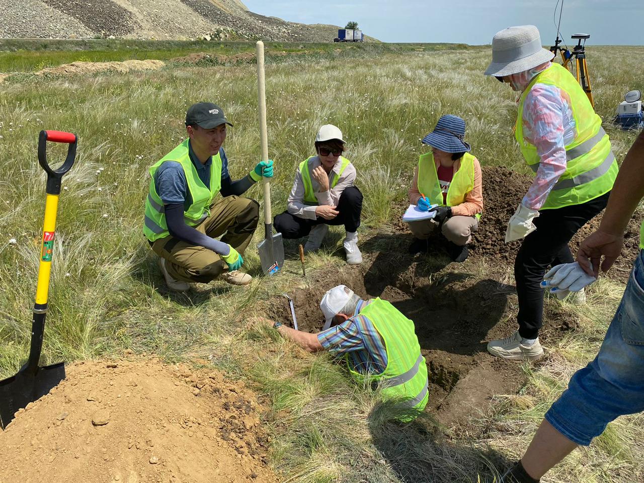 Field research of the soils of the city of Khromtau