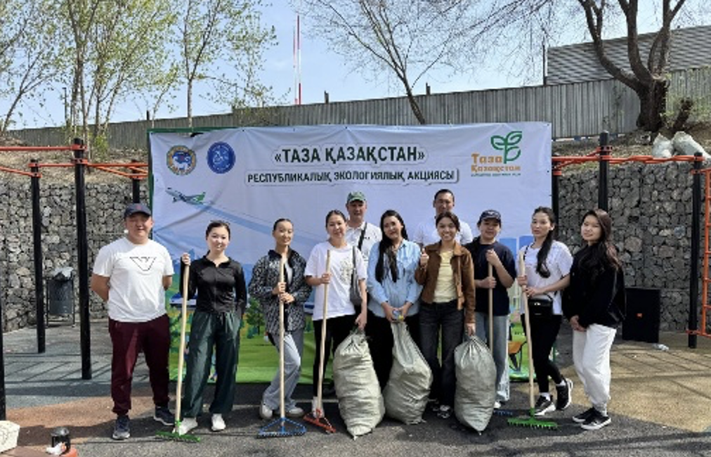 Environmental clean-up campaign (subbotnik) within the framework of the “Taza Kazakhstan” project