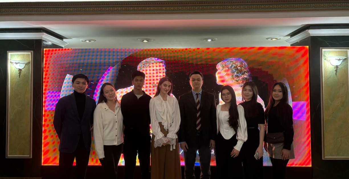 International Relations students visited the G. Musrepov Youth Theatre