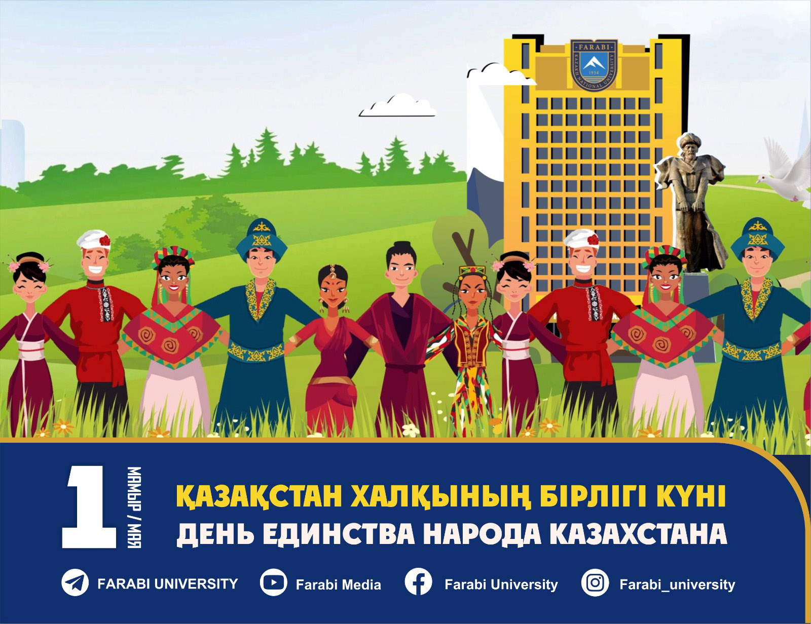 1 МАМЫР – ҚАЗАҚСТАН ХАЛҚЫНЫҢ БІРЛІГІ КҮНІ ҚҰТТЫ БОЛСЫН!