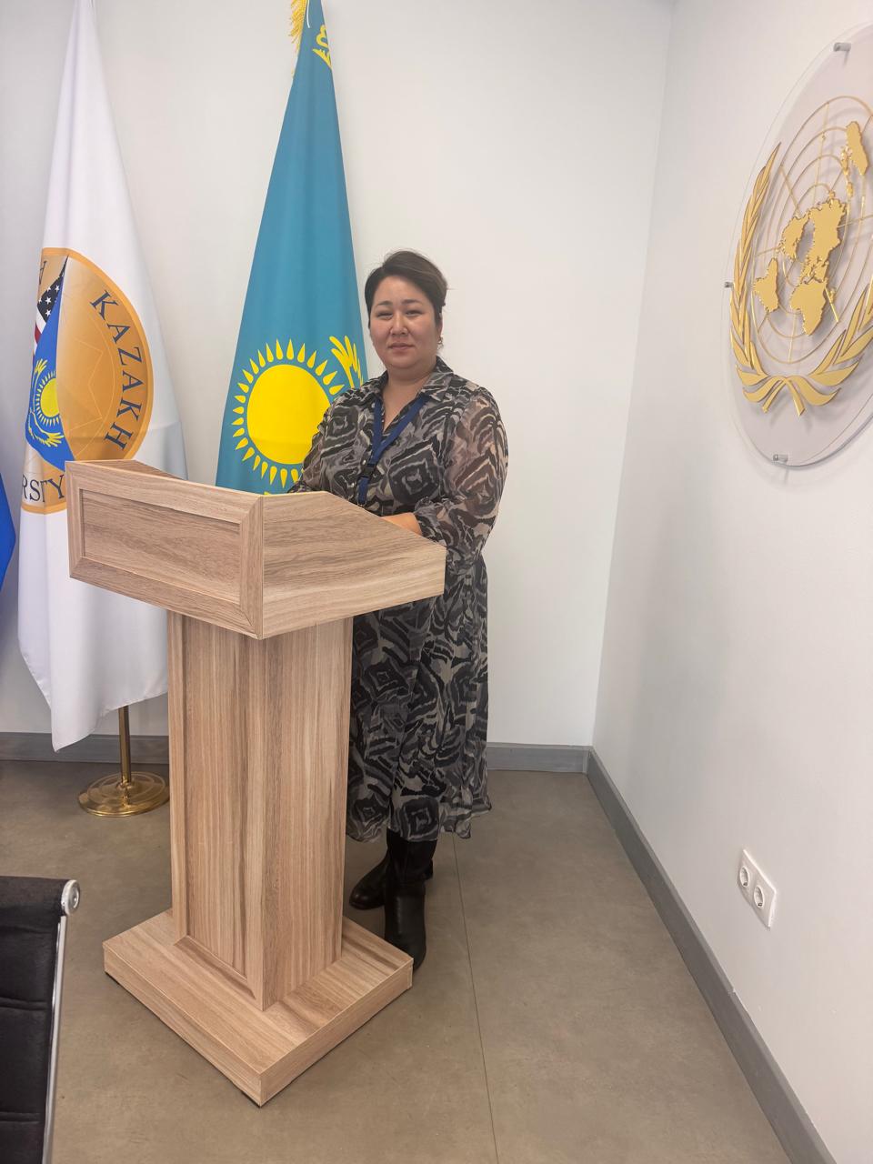 Associate Professor of the Department of Information Systems, Rakhimova Diana, participated in the accreditation review in the field of Artificial Intelligence.