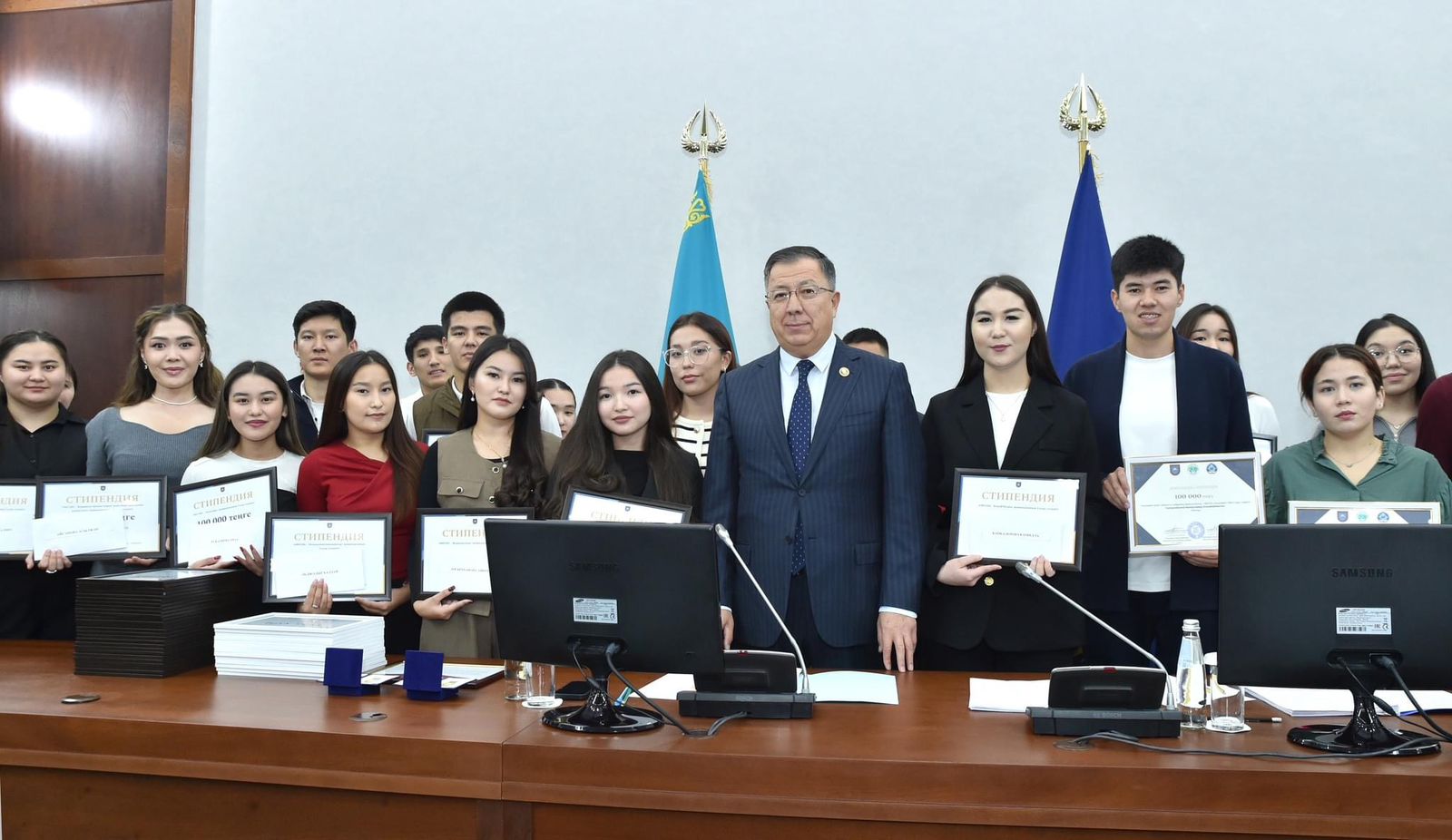 SDG-4: Scholarships were given to students as social assistance