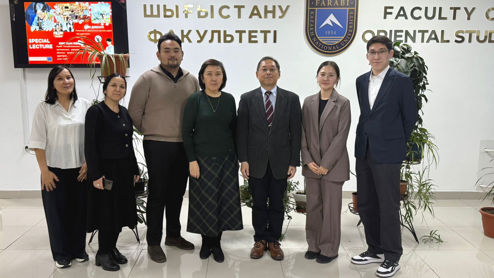 Professor Hideo Hasegawa from Niigata University (Japan) visited the Faculty of Oriental Studies at Al-Farabi Kazakh National University