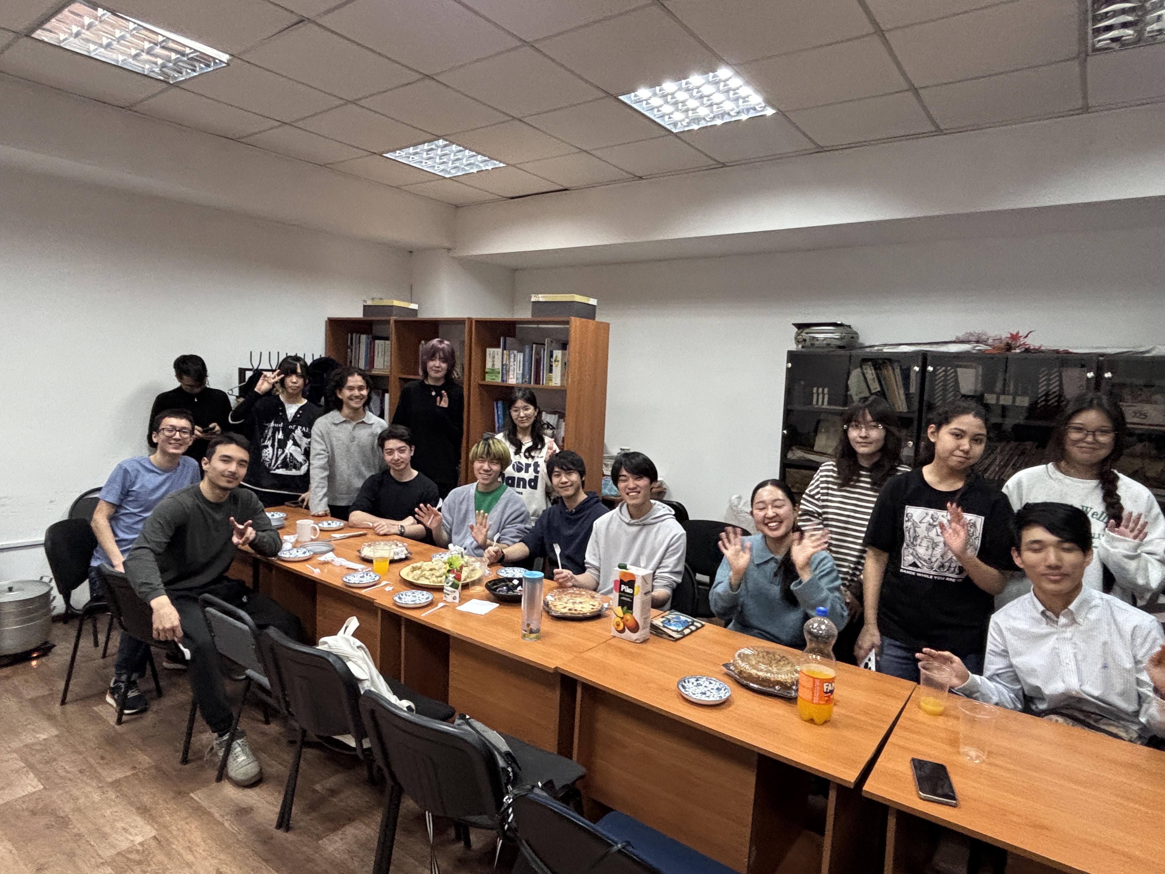 “Taste — A Dialogue of Cultures”  Meeting between Japanese students who arrived from the University of Tsukuba to Winter Course with first-year students of the Japanese Studies program