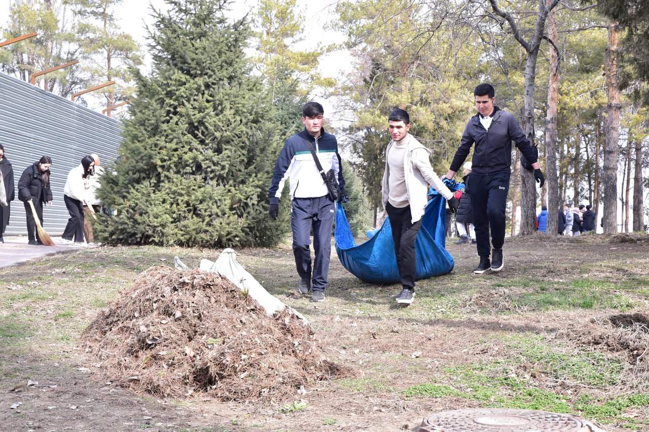 Ecological action "Taza Kazakhstan" was held in KazNU