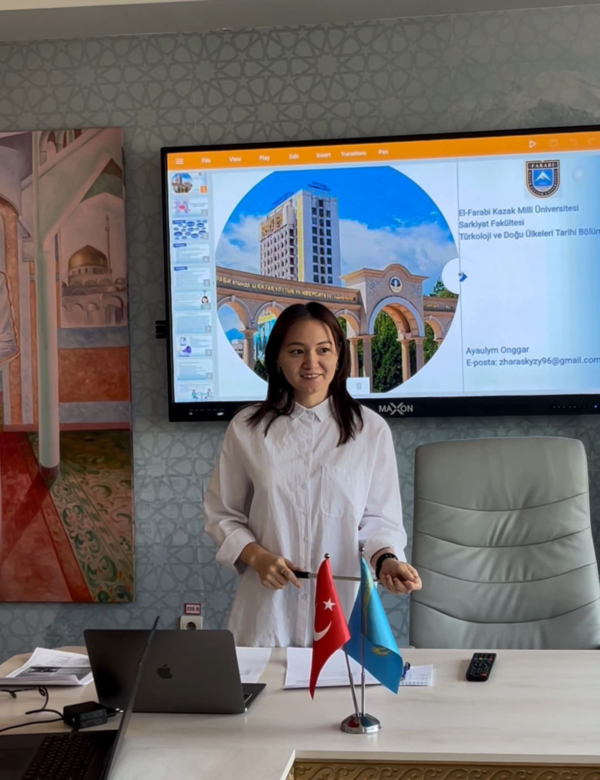 Открытый урок, проведённый в рамках педагогической практики по дисциплине «Деловой курс изучаемого восточного иностранного языка»