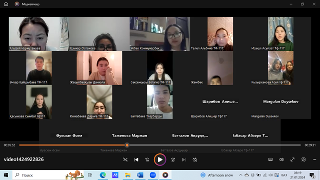SDG 4. Curator hour on the topic: "130 years since the birth of Zhumabaev"