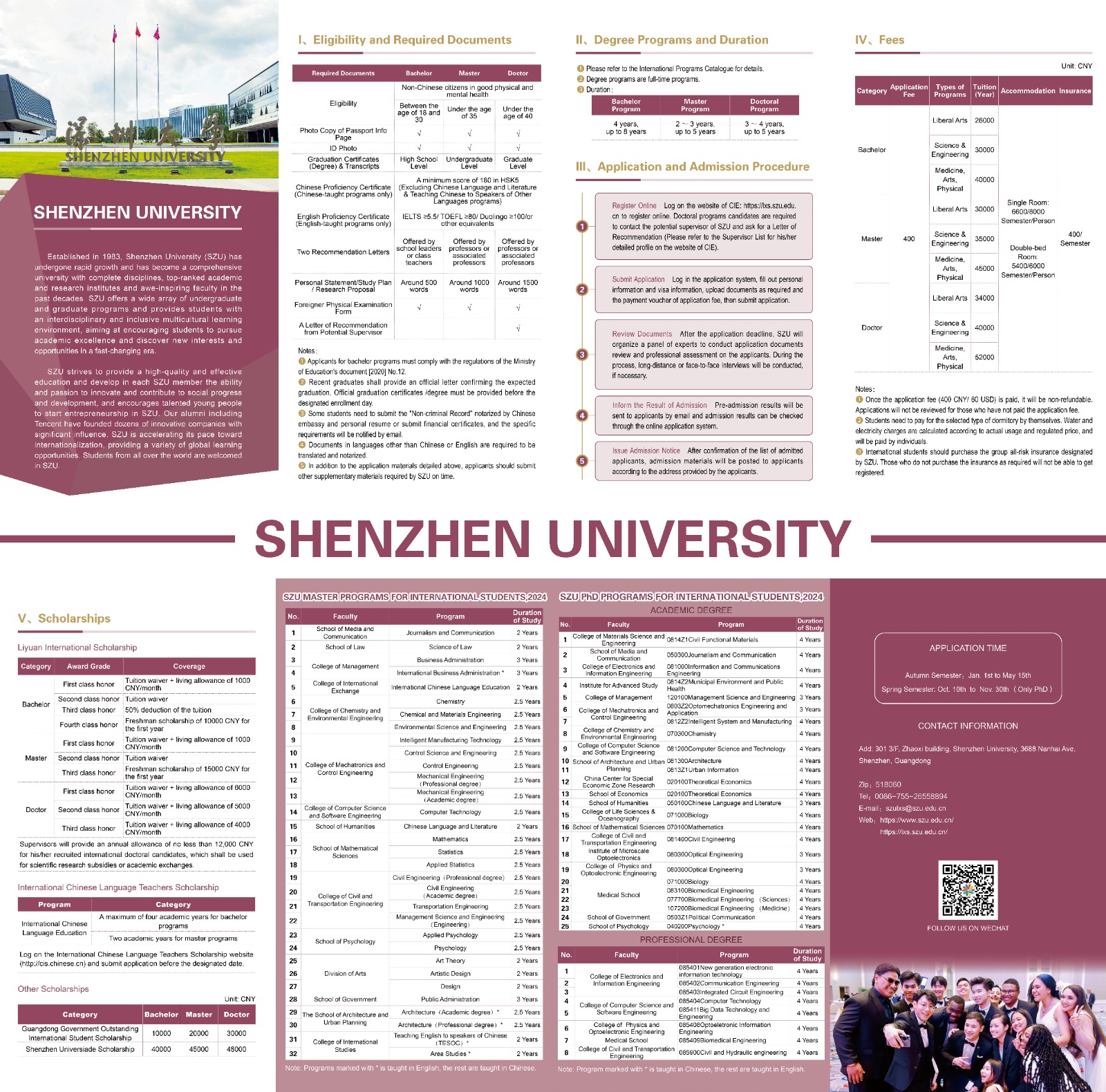 The competition for the International Summer School Program of Molecular Medicine at Shenzhen University is announced