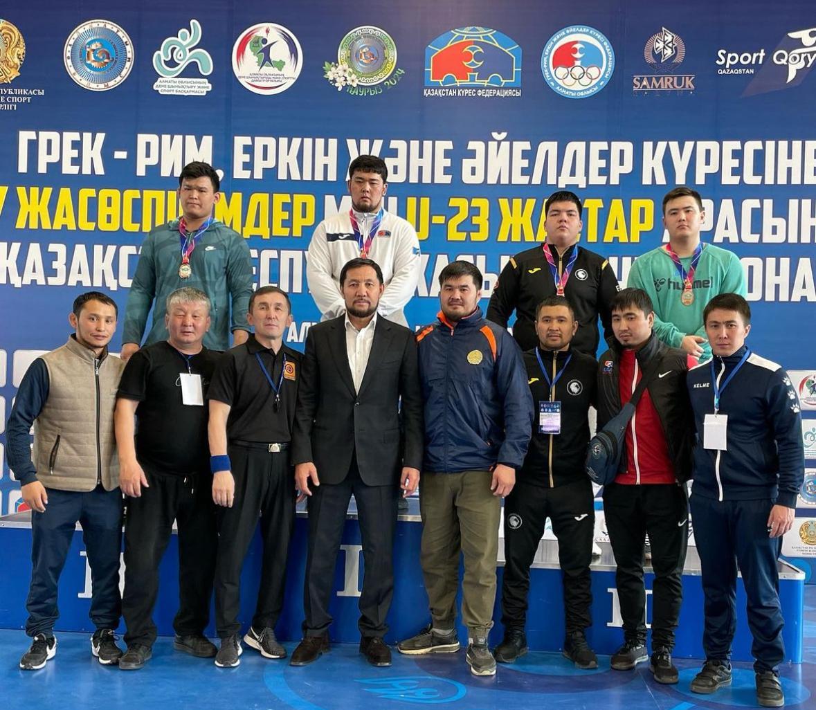 Greco-Roman wrestling.  The Championship of the Republic of Kazakhstan