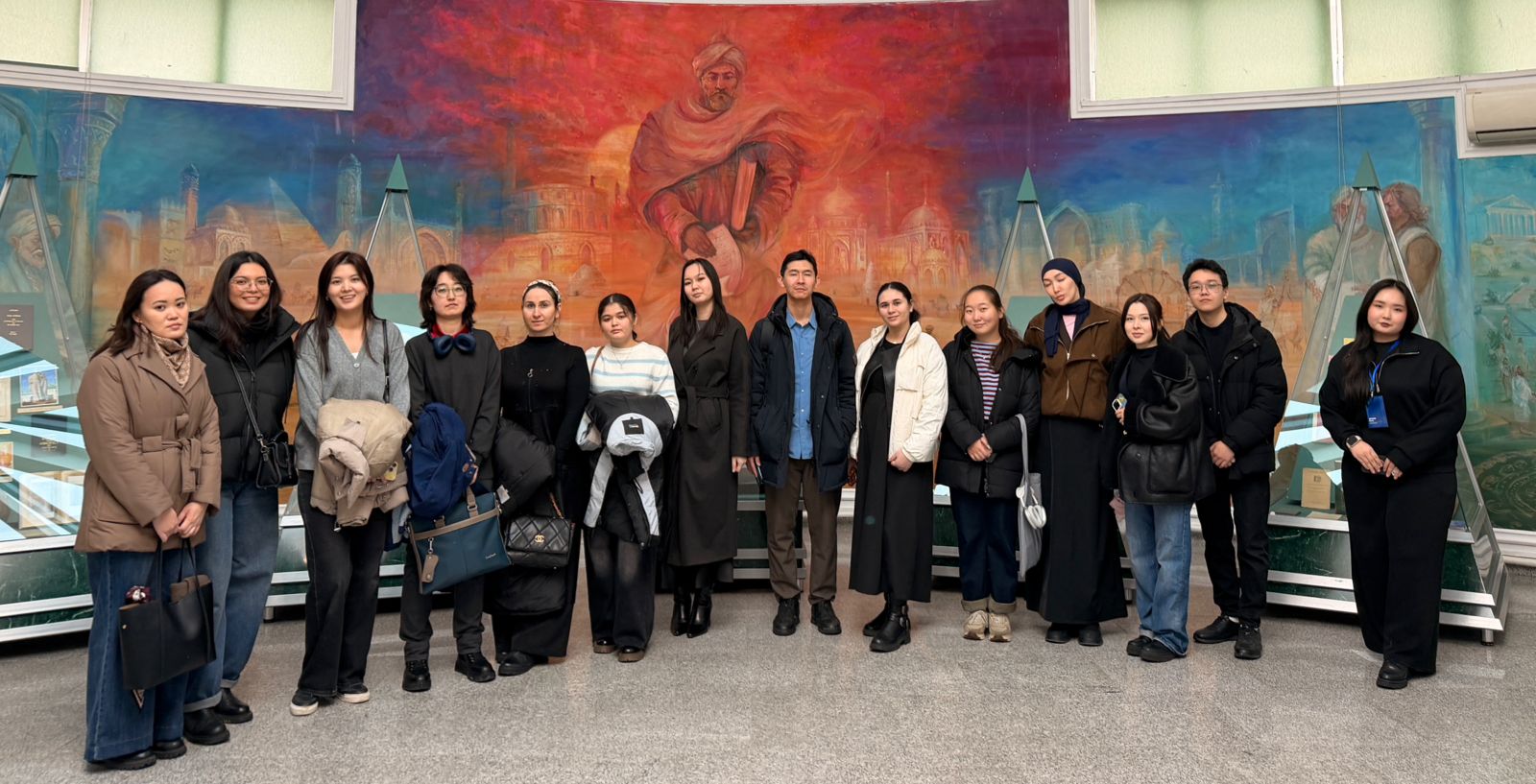 Second-Year Master’s Students of SDU Visited the Museum of KazNU