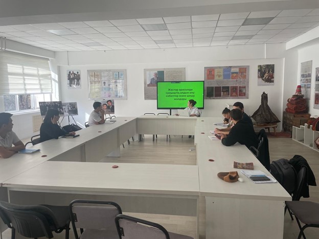 A round table was held with students at KazNU within the framework of SDG 3 on the topic “Prevention of Suicide Among Youth: Causes and Solutions.”