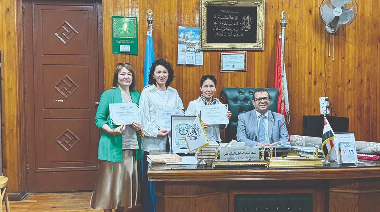 A tribute is paid to the medieval civilisation of Egypt