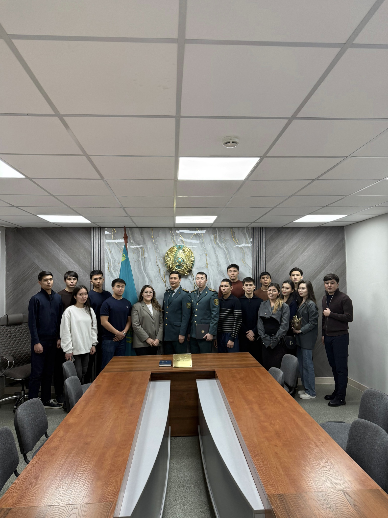 Law students visited the Almaty Garrison Military Prosecutor's Office on an educational tour