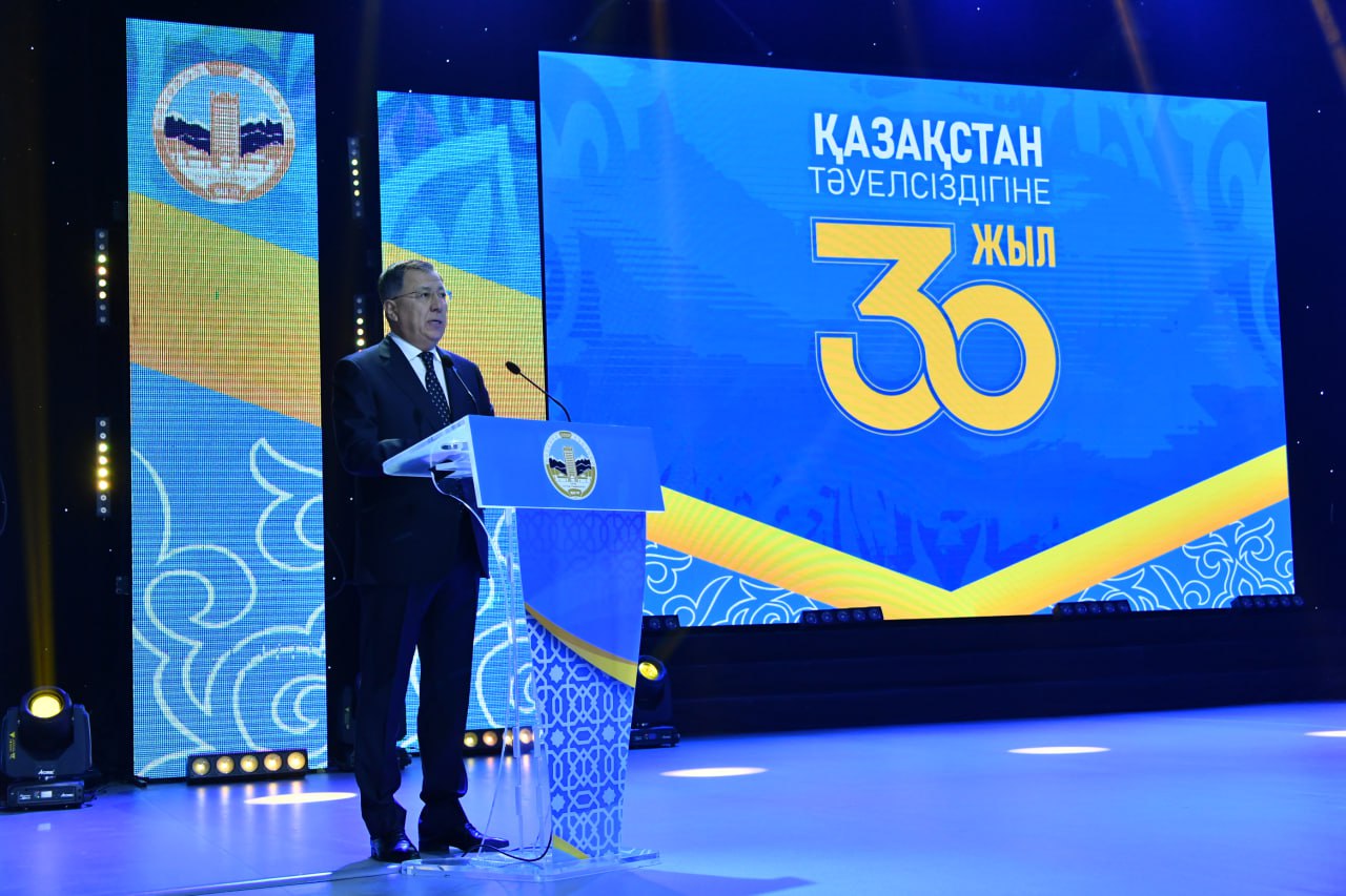 Тәуелсіздіктің 30 жылдығына арналған салтанатты жиындағы сөзі
