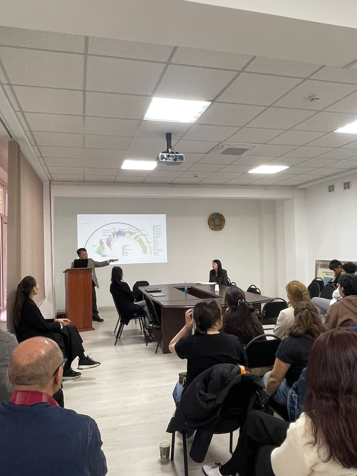 Преподаватели кафедры  молекулярной биологии и генетики приняли участие в лекции профессора Е. Ямаока из Японии, посвящённой исследованию Helicobacter pylori.