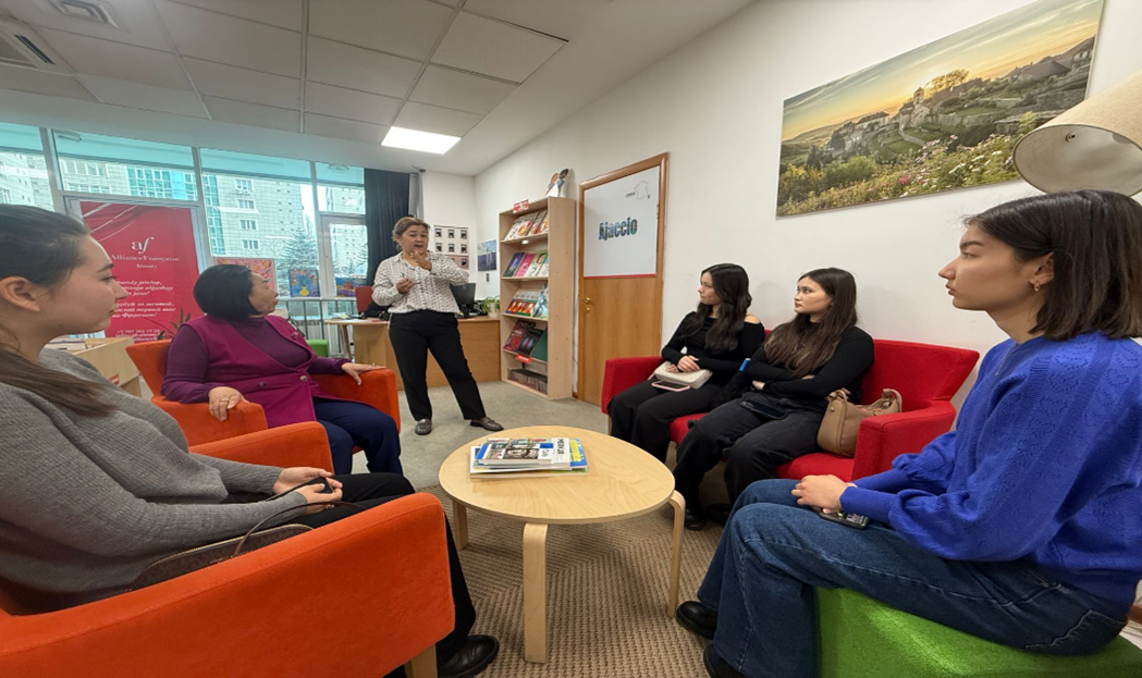 KazNU Students Visited Alliance Française Almaty