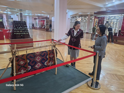 Встреча в Центральном государственном музее Республики Казахстан