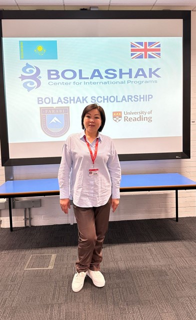 Lecturer of the Department of Mathematical and Computer Modeling, Sagimbaeva L.A., awarded the international "Bolashak" scholarship under the "500 Scientists" program.