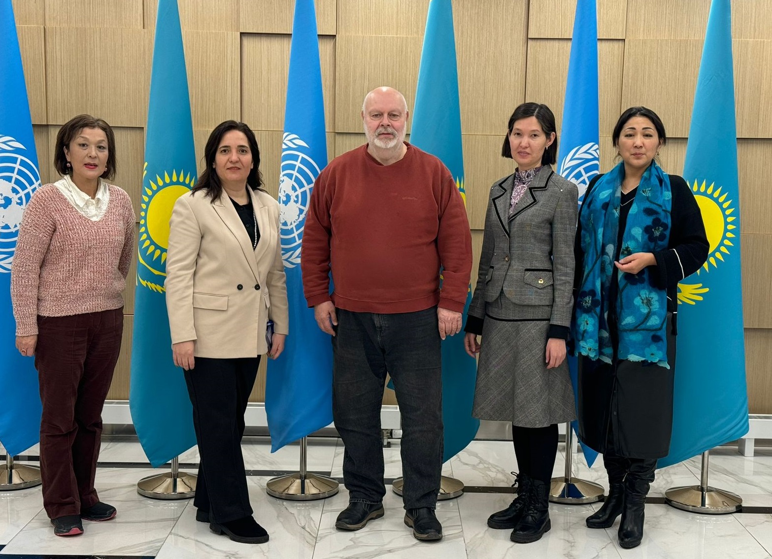 A meeting between representatives of KazNU and the head of the UN Department of Global Communications in Almaty took place at UN Plaza.