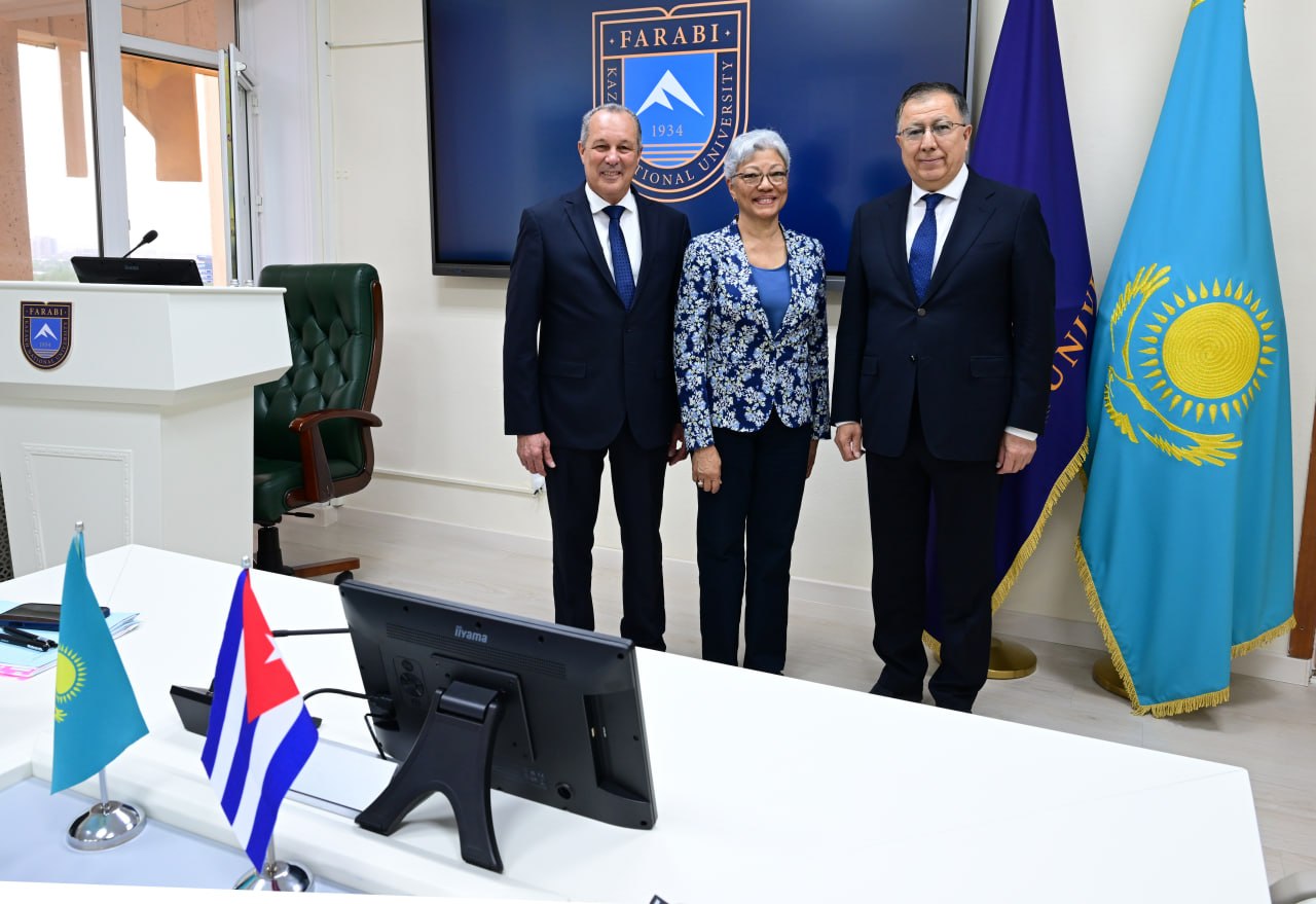 KazNU Rector meets with Cuban Ambassador