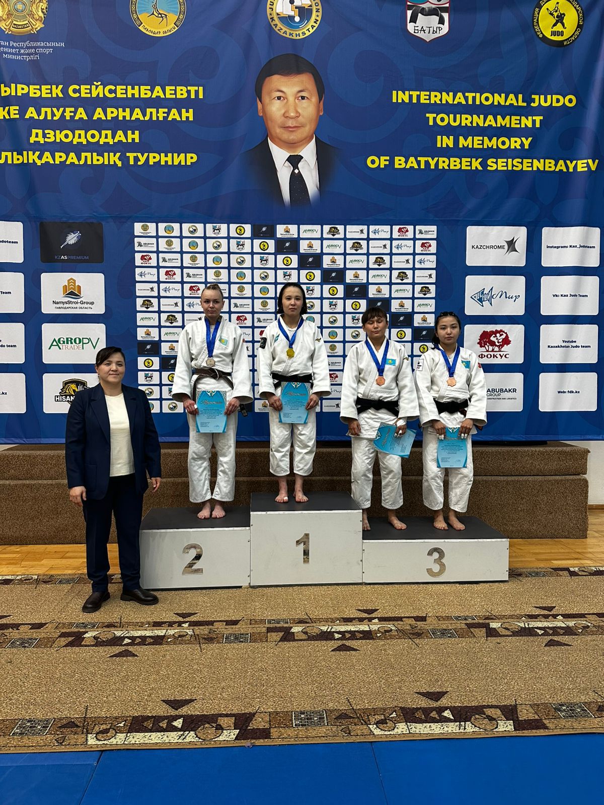 Muradimova Aishabibi became the champion in the 52 kg weight category at the International Judo Tournament