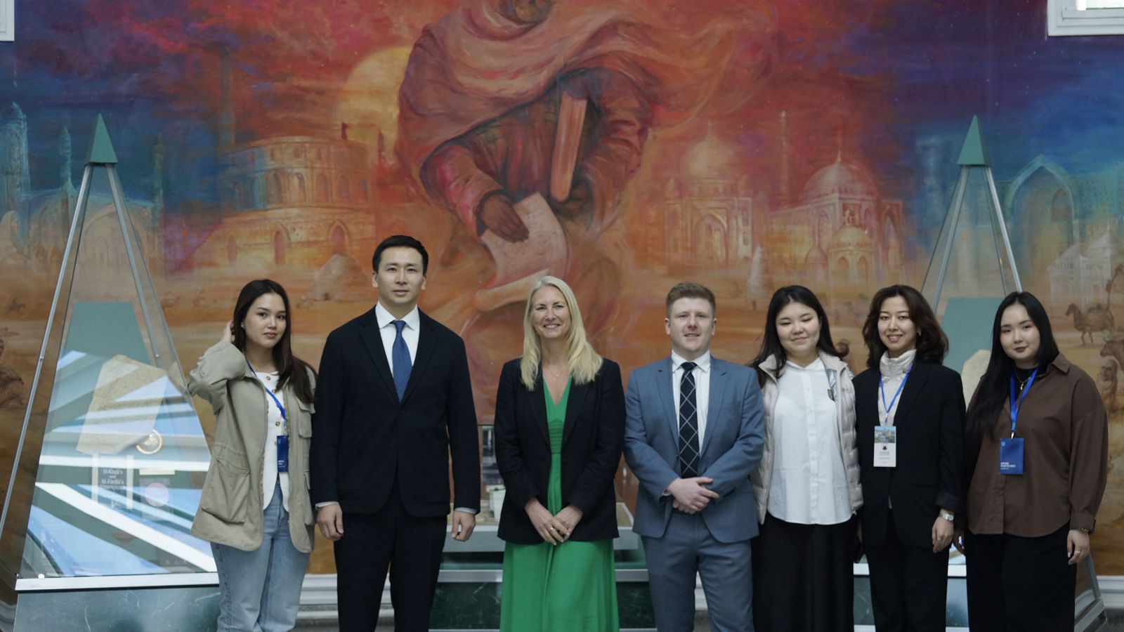 Visit of Business Graduates Association Representatives to KazNU Museum