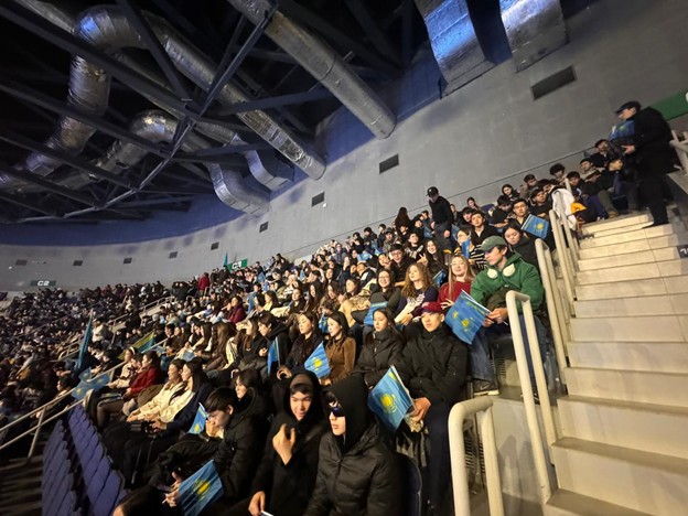Историческая встреча в Almaty Arena, возвысившая дух нации, в рамках ЦУР №13