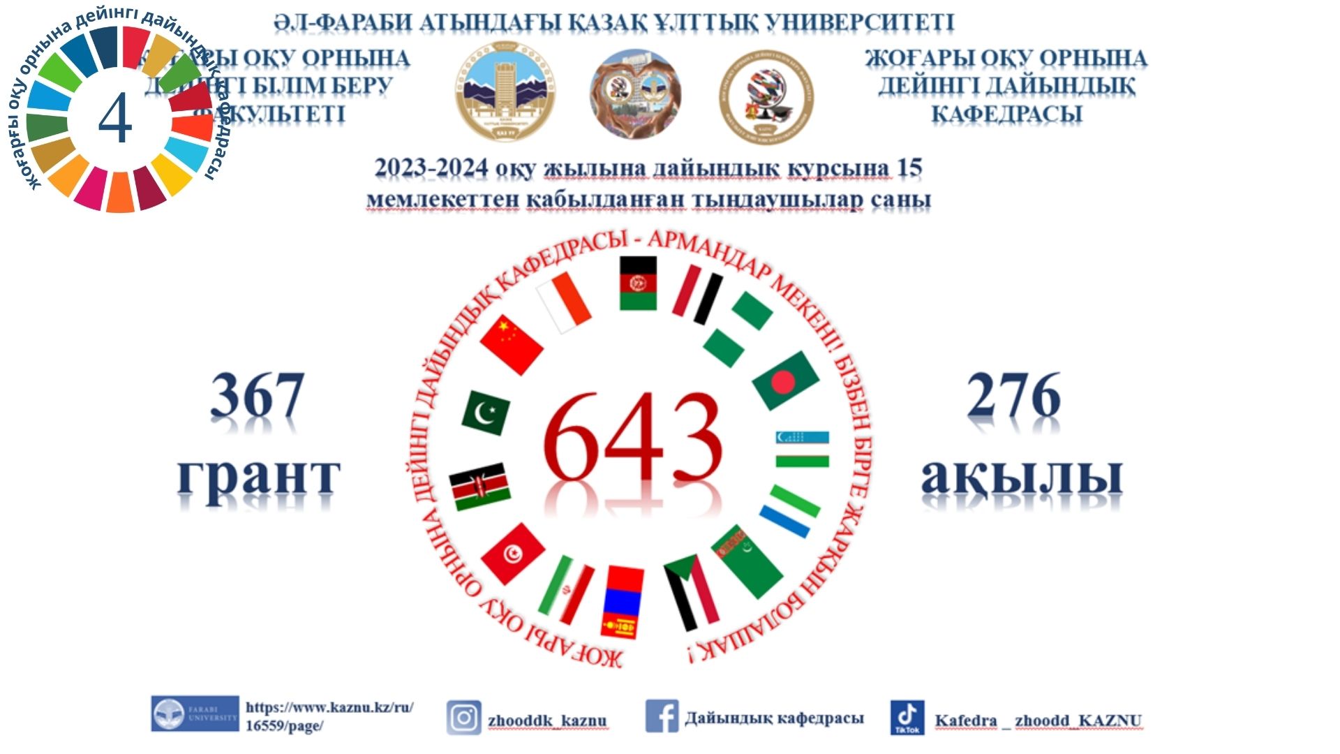 Бізбен бірге жарқын болашақ!