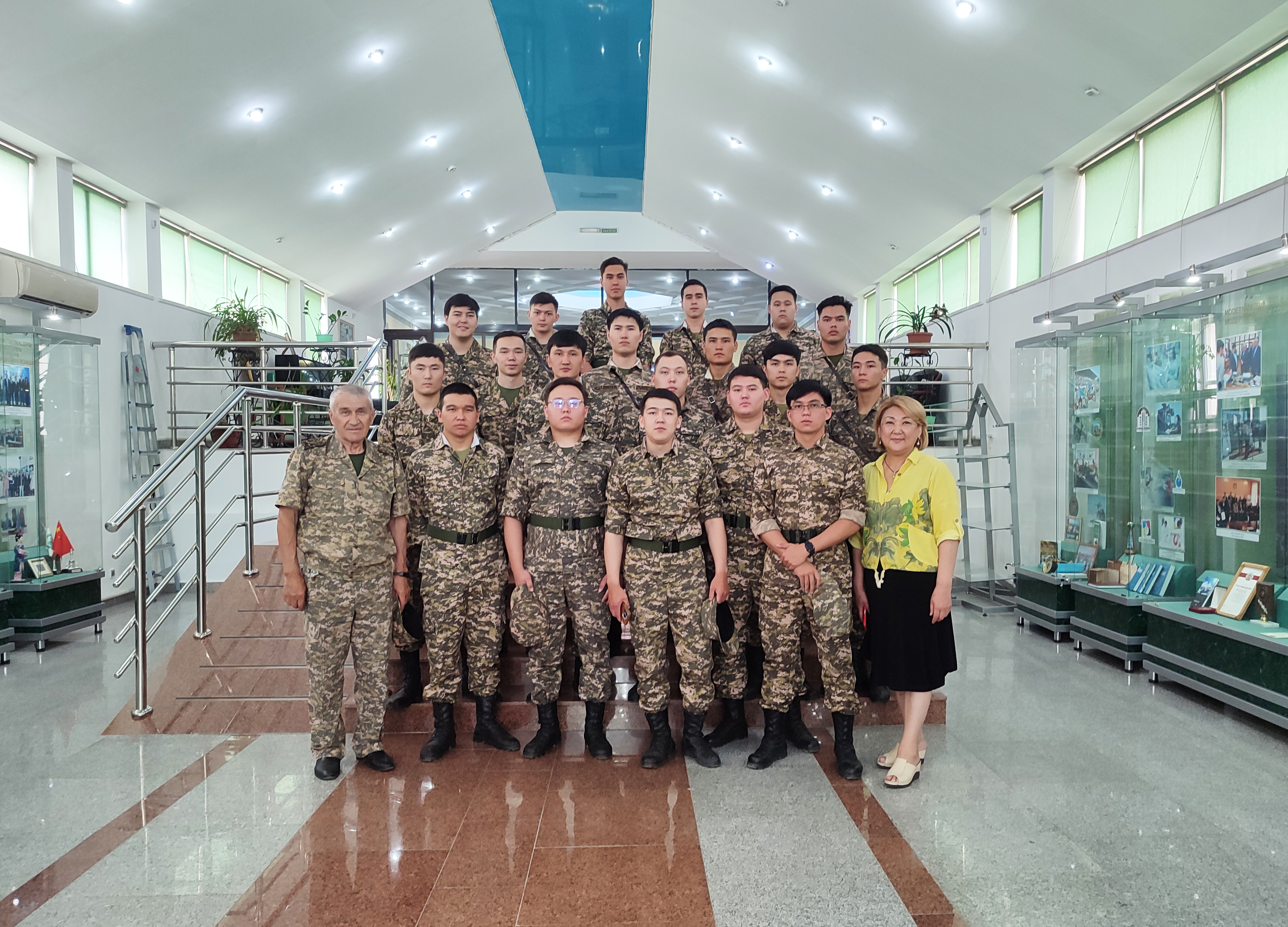 The museum was visited by cadets of the 1st year of the military department