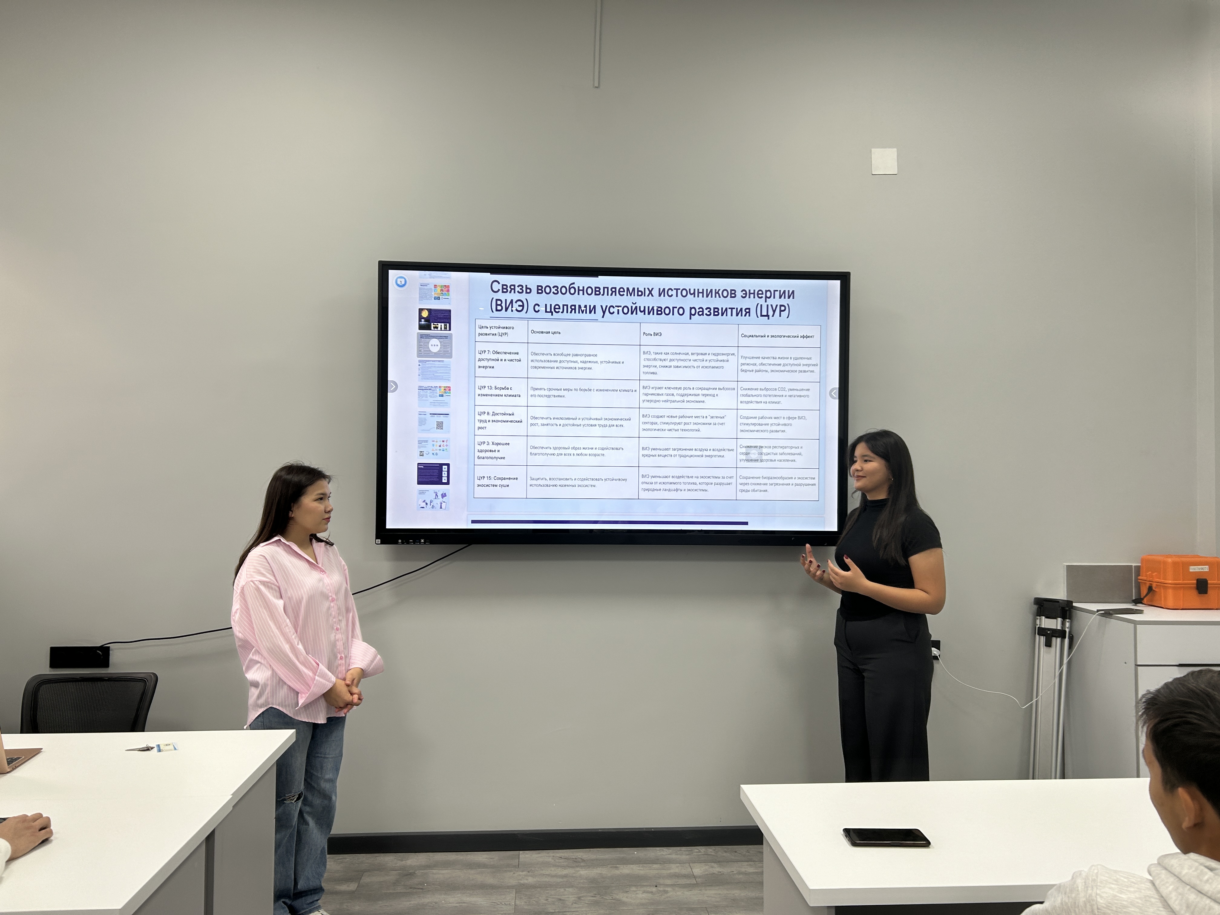 Curatorial hour on the topic: "The role of renewable energy sources in achieving the goals of sustainable development and environmental protection"