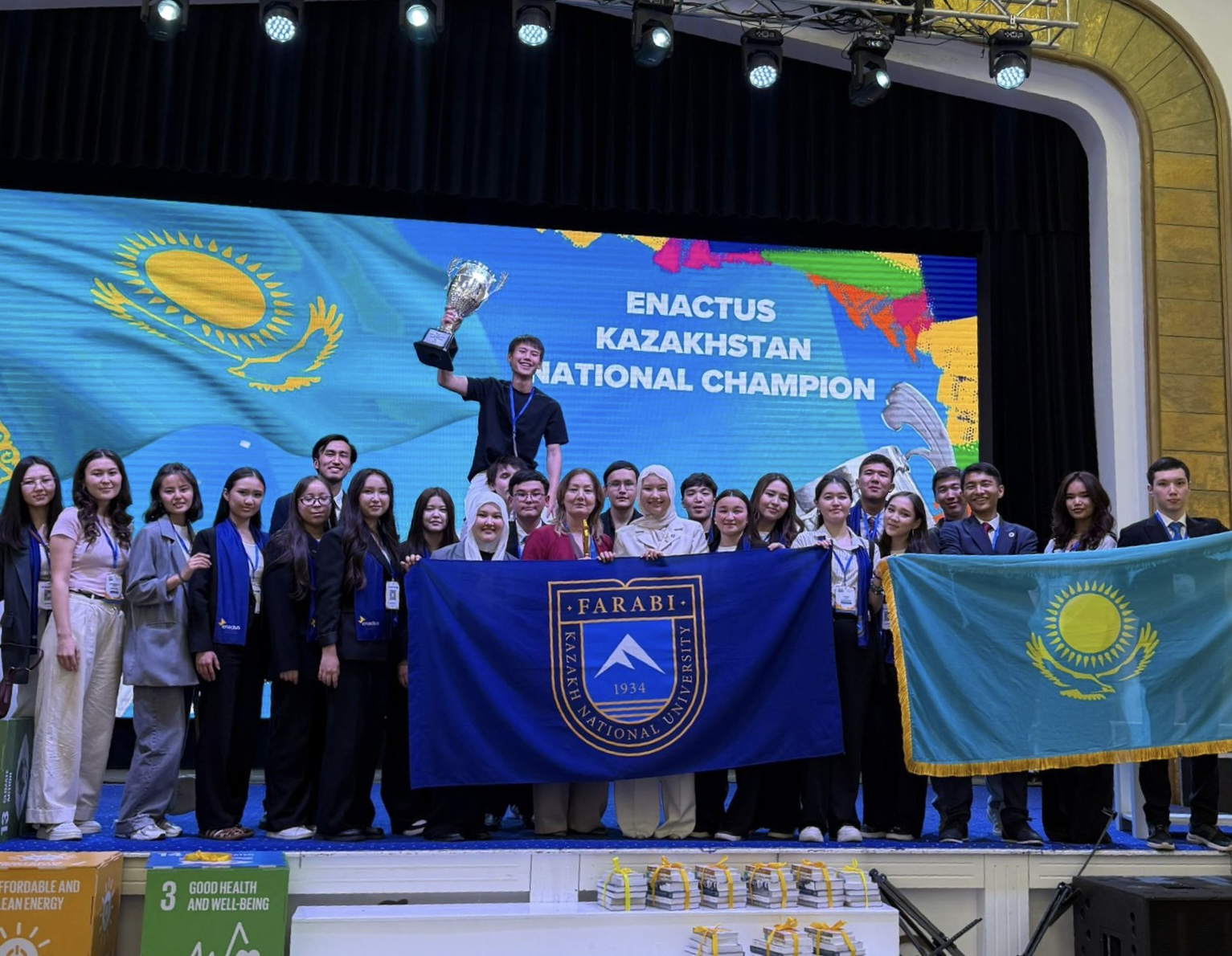 Students of Al-Farabi Kazakh National University ranked among the top three at the “ENACTUS KAZAKHSTAN NATIONAL EXPO 2026”