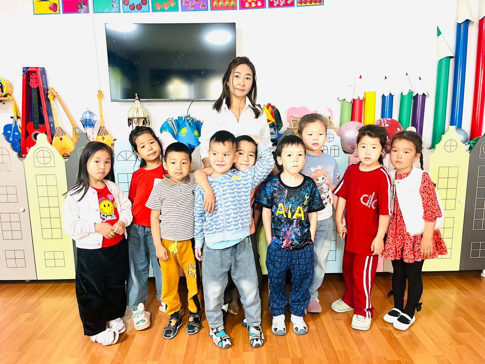 Sessions were conducted at the kindergarten as part of a social and educational initiative