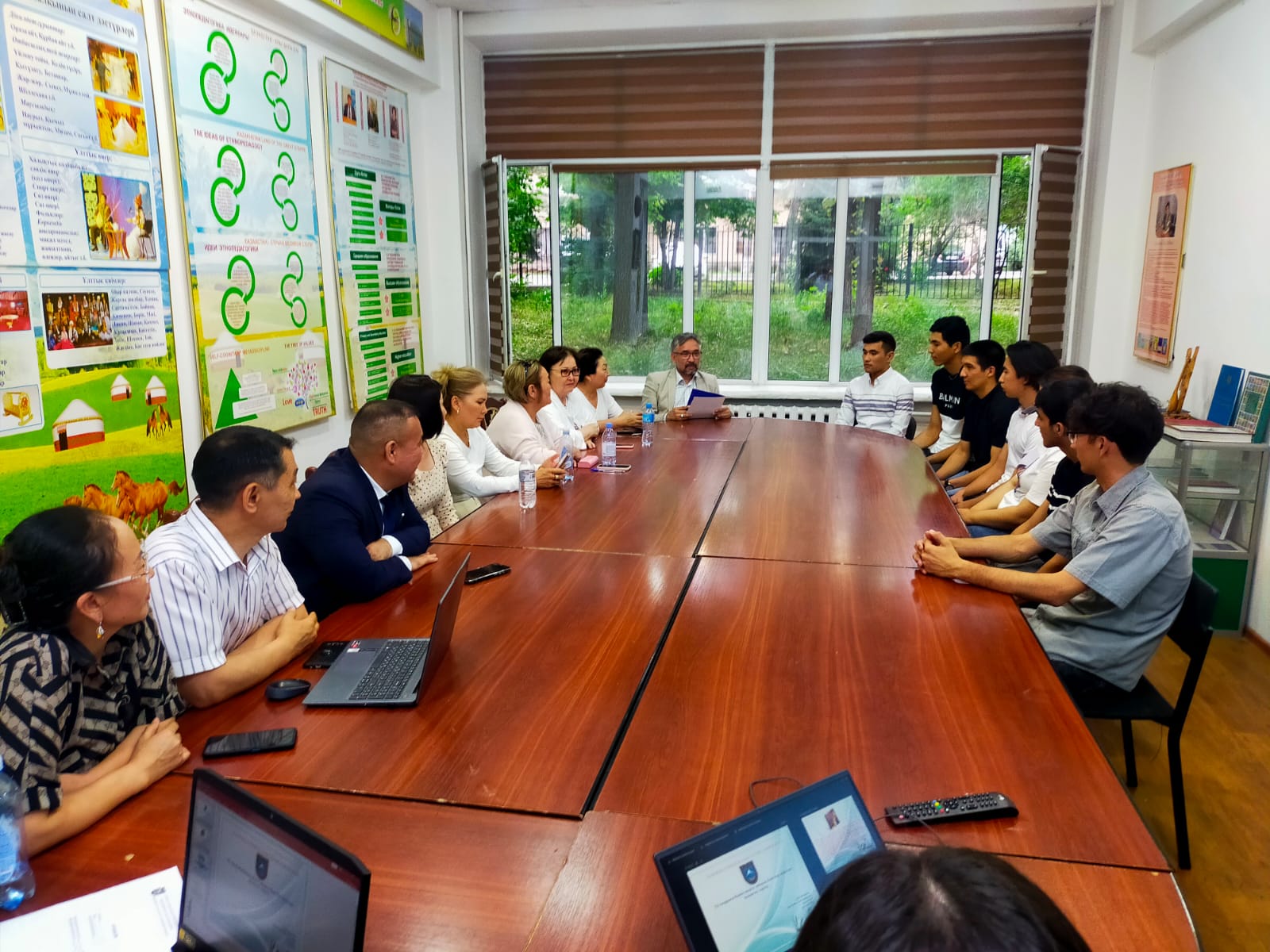 As part of the 90th anniversary celebrations of Al-Farabi Kazakh National University, the Department of Pedagogy and Educational Management held an expanded roundtable discussion on June 12th on the topic "Education System in Kazakhstan: History and Development".